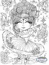 Sherri Magical Nutcrackers Baldy Digi Stamp Instant Coloring Dance Winter Artist sketch template