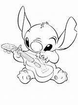 Lilo Stitch Coloring Pages Drawing Disney Cute Blank Drawings Printable Colouring Getdrawings Choose Board sketch template