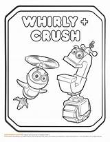 Rusty Rivets Coloring Pages Whirly Crush Printable Getcolorings Print Getdrawings sketch template