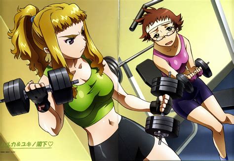 Anime Girl Gym Wallpapers Wallpaper Cave