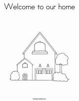 Coloring Welcome Print House Pages Ll Color sketch template