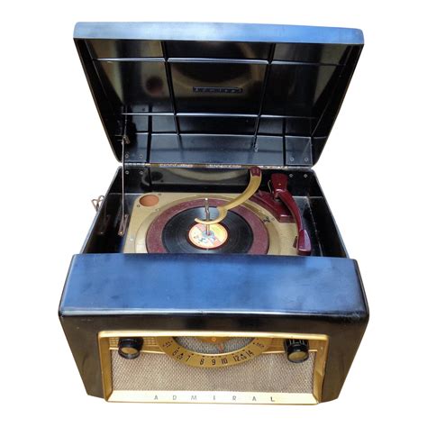 vintage admiral record player radio  chairish