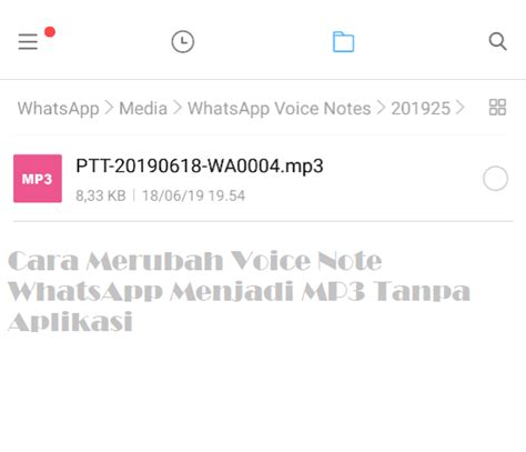 update   menyimpan voice note whatsapp  aplikasi
