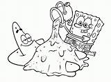 Coloring Patrick Spongebob Pages Baby Popular sketch template