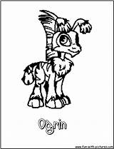 Coloring Ogrin Pages Neopets Atoz Fun sketch template