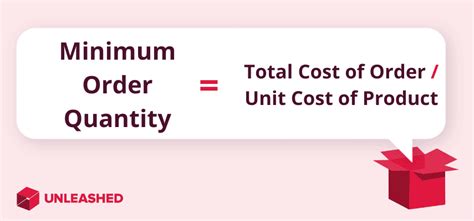 moq meaning minimum order quantity  easy  formulas