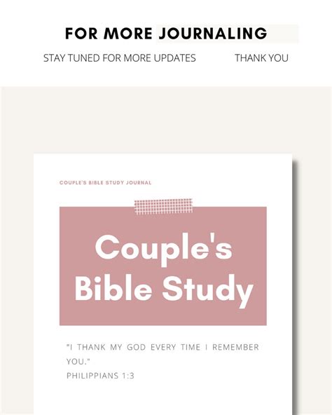 printable couples bible study journal  scripture etsy