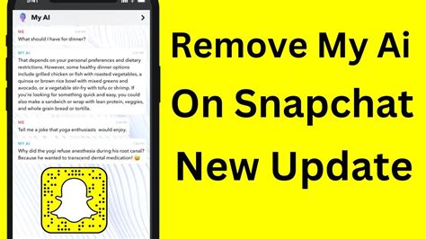 How To Remove My Ai On Snapchat How To Delete My Ai On Snapchat How