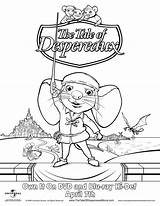 Coloring Despereaux Tale Pages Amazon Clipart Matthew Characters Book Printable Universal Blu Studios Ray Tales Color Broderick Popular Getdrawings Clipground sketch template