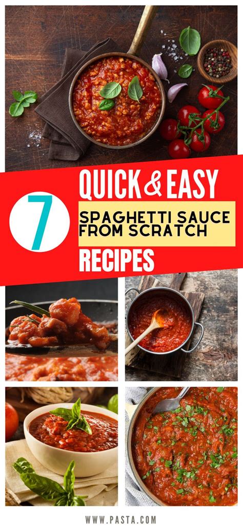 7 Best Spaghetti Sauce Recipes From Scratch