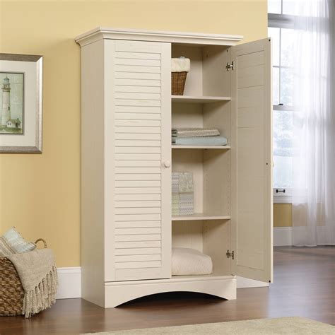 pantry storage cabinet laundry room organizer tall kitchen utility wood