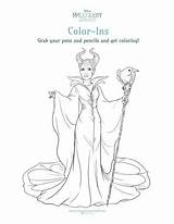 Coloring Maleficent Disney Pages Printable Printables Choose Board Fairy sketch template