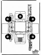 Hummer Papercraft Cut Funnycoloring Advertisement sketch template