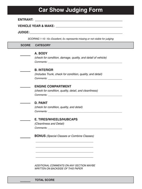 judges score sheet template printable templates
