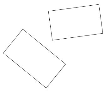 geometry minimum distance   rectangles   size