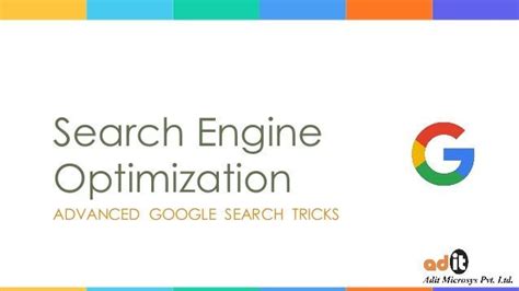 check   search engine tricks specifically  google  offer