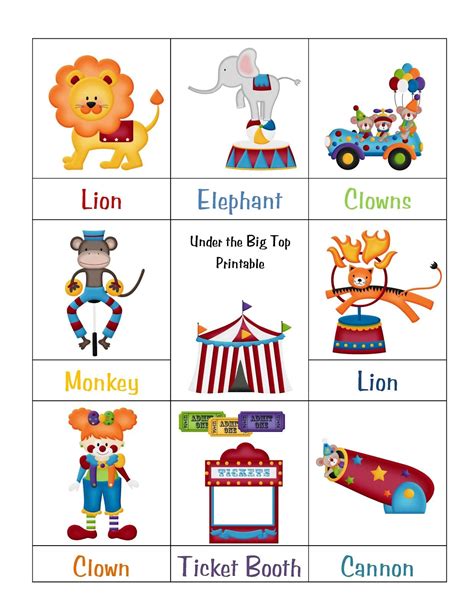 preschool printables freebie circus theme preschool preschool