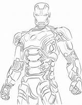 Hulkbuster Ironman War Colouring Drawing Buster Armour Shinny sketch template