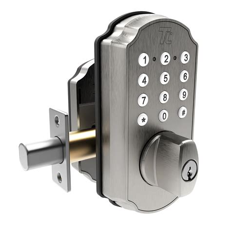 turbolock tl keyless door lock  keypad  voice prompts