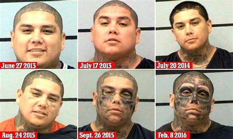 texas tango blast tattooed gang member sentenced daily mail online