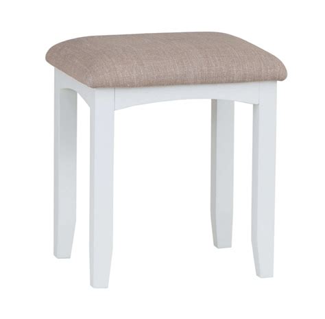 langbridge white bedroom stool furniture  readers interiors uk