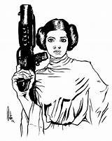 Leia Princess Wars Star Coloring Pages Printable Outline Leah Vinyl Getcolorings Color Google Characters Legos Desenho Fisher Carrie Deviantart Popular sketch template