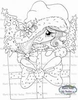 Digi Christmas Choose Board Coloring Pages Besties Stamp sketch template