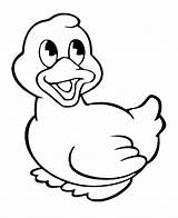 Duckling Coloring Ugly Pages Getcolorings Baby sketch template