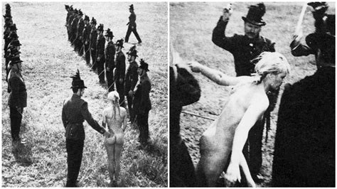 nazi collaborator women stripped naked