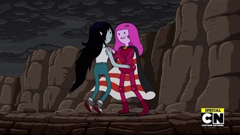 Princess Bubblegum And Marceline Kiss Adventure Time
