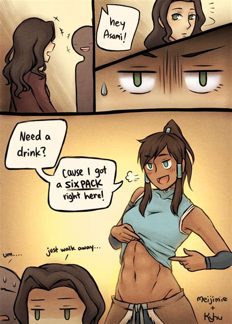 i d take that body shot and i don t even like alcohol hey korra s hot you gotta deal with