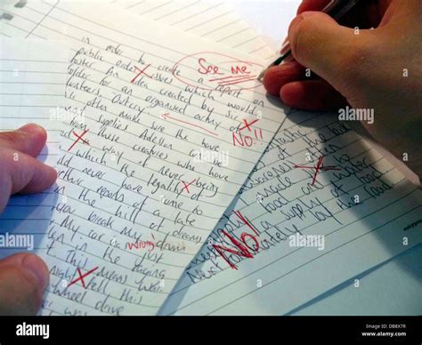 exam paper  res stock photography  images alamy