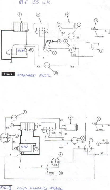 massey ferguson  wiring schematic wiring diagram
