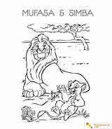 Mufasa Simba Date sketch template
