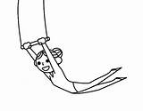 Dibujo Coloring Trapecista Trapeze Artist Pages Una Para Colorear Coloringcrew Acrobatic Acrobacia Circus Dibujos Clipartbest Cliparts sketch template