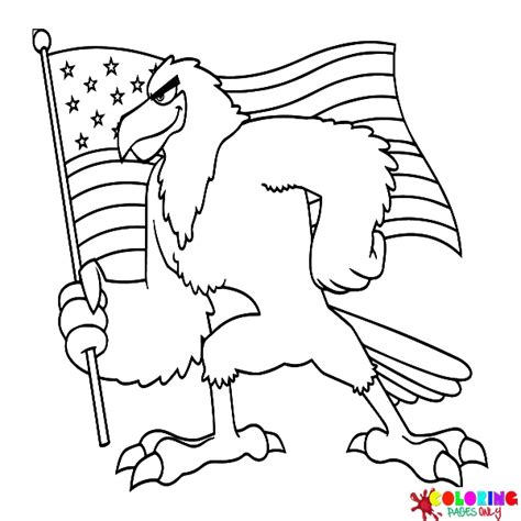 printable american flag coloring pages