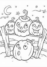 Halloween Coloring Pages Easy Print Fun Printable Kids Sheets Choose Board sketch template
