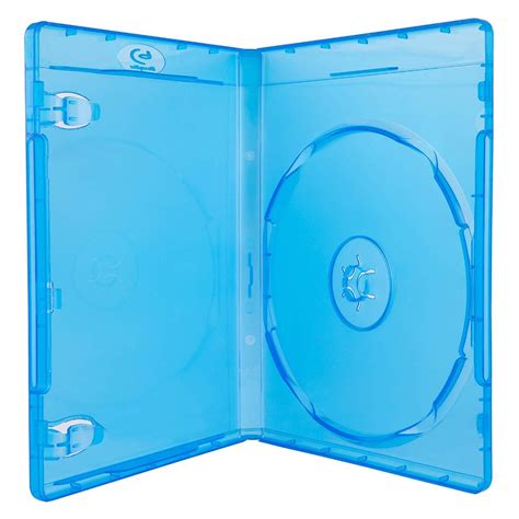 blu ray cases cover mm blue clear single disc  outer clear sleeve