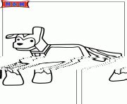 minecraft cartoon dog coloring coloring pages dog coloring page