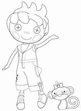 Lalaloopsy Pages Coloring Getcolorings Color Boy sketch template