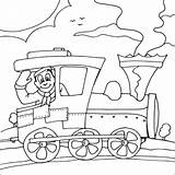 Train Coloring Pages Kids Steam Printable Print Drawing Trains Colouring Preschool Transport Engine Children Color Clipart Transportation Omalovanky Prints sketch template