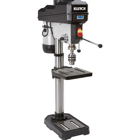 Klutch Benchtop Drill Press — Variable Speed With Digital Display 12in