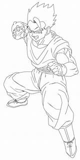 Gohan Coloring Mystic Pages Ultimate Future Dbz Draw Deviantart Library Clipart Line Print sketch template