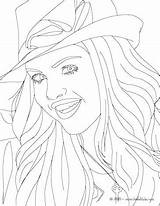 Coloring Pages Famous People Demi Lovato Getdrawings Getcolorings Actress sketch template