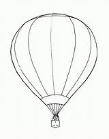 Balloon Balloons Luftballon Heissluftballon Fingerabdruck Montgolfiere sketch template