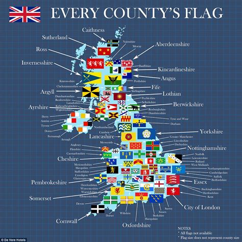 uk county flags  colored rmapporn