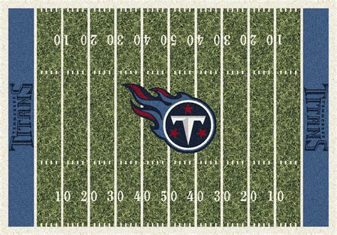 Tennesseee Titans Home Field Area Rug - NFL Football Logo