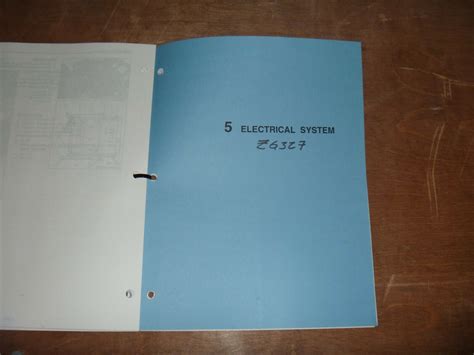 kubota zg  turn mower electrical wiring diagram manual ebay