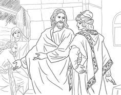 jesus   rich young ruler coloring sheet google search