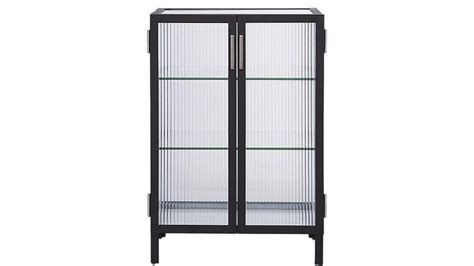 odean large glass cabinet